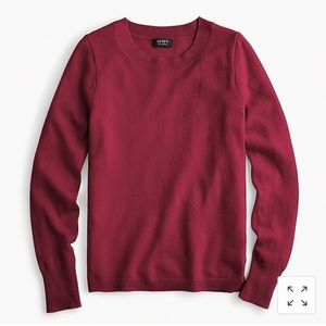 J Crew Cashmere sweater in burgundy
